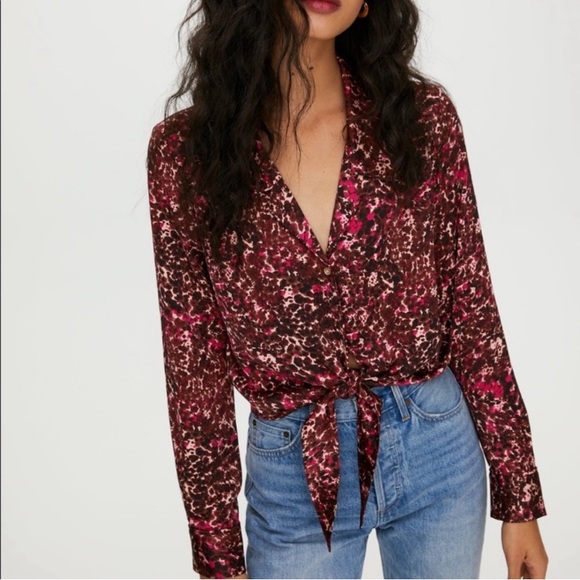 Wilfred Tie-up Blouse - Picture 1 of 8